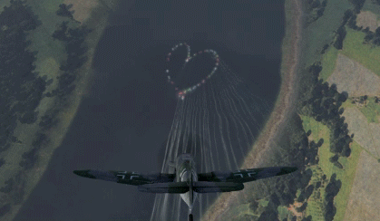 hearts 爱心 飞机 游戏