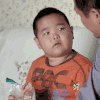 谢飞机 对话 萌娃 张嘴