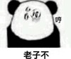 熊猫头 文字表情包 老子不 搞怪 逗 沙雕