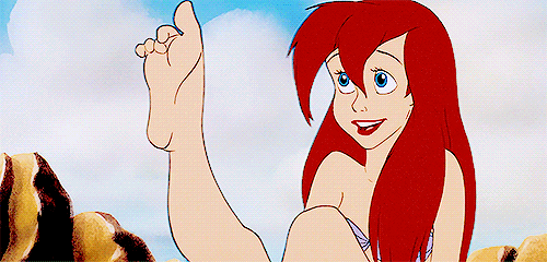 小美人鱼 迪斯尼动画 爱丽儿 可爱 性感