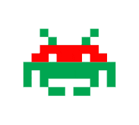 机器人 犄角 绿色 红色