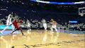NBA 篮球 哈登 费舍尔 争球 到底 倒地