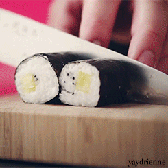 寿司 sushi food 切 制作过程 鲜嫩 多汁 诱惑