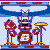 有生气的 vgjunk 像素 枣 色游戏的男孩 Takara公司 该旋律