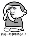 暴漫 文字表情包 新的一年事事顺心 搞笑 逗 沙雕