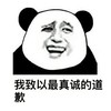 金馆长 张大嘴 熊猫 最真诚的道歉