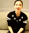 soogif soogif出品 angelababy 杨颖 点头 笑