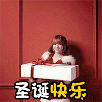 圣诞快乐 圣诞节 礼物 美女