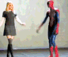 蜘蛛侠 spider+man 走猫步 娘炮 搞笑