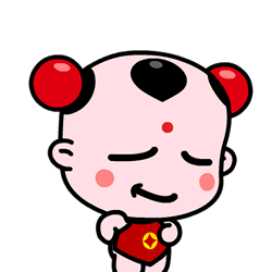 招财童子 肚子 满足 肚兜