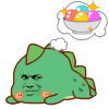 金馆长 饿了 卡通 可爱