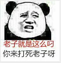 熊猫人 无视 装逼 老子就是这么叼你来打死老子呀