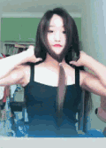 搞笑 雷人 美女 长头发