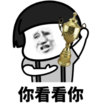 暴漫 文字表情包 你看看你 搞笑 逗 沙雕