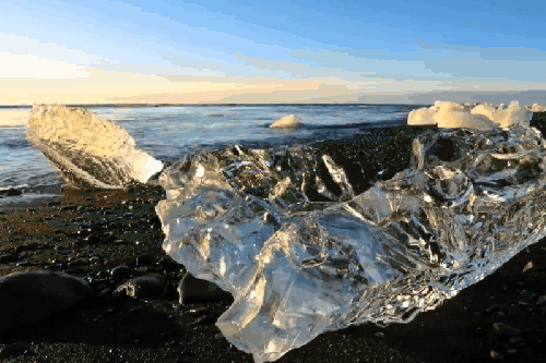 3分钟人生 冰 冰岛 海岸 海浪 纪录片 透明 风景
