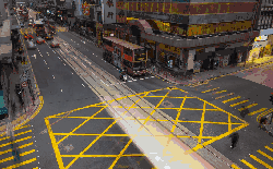 HONG&KONG&Time&Lapse 交通 十字路口 城市 延时摄影 旅游 车流 香港