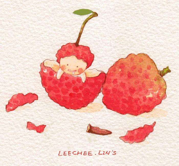 绘画 草莓 食物 水果