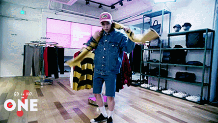 G-Dragon 帽子 围巾 跳舞
