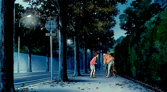 转圈 自行车 夜晚