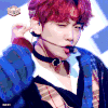 边伯贤 邪魅 酷帅 表演现场 EXO 韩星