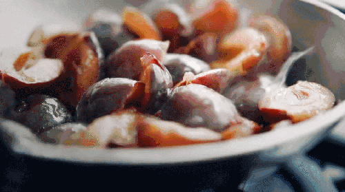 Foodfilm 冒烟 法国美食系列短片 覆盆子奶油冷饮 蜜枣