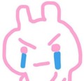 绘画 小兔兔 哭泣 可爱