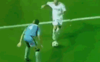 罗纳尔多 膝盖过人 足球比赛 刺激