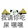 熊猫头 搞笑 雷人 斗图 恶搞 我请你吃屎嘿嘿