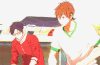Free! 动漫 黄头发 绿衣服