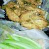 炸鸡 大葱 美味 黑芝麻