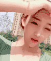 美女 手链 楼房 红嘴唇
