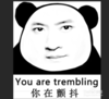 暴漫 斗图 黑白动画 你在颤抖 熊猫人