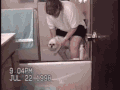 狗狗 洗澡 害怕 可爱
