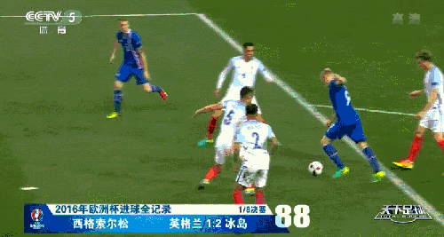 冰岛 劲射破门 法国欧洲杯108球全纪录 英格兰 西格索尔松 足球