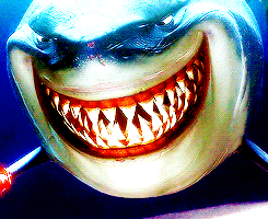 怪物 卡通 鲨鱼 可怕