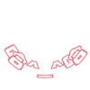 文字动作片 高兴 文字 哈哈