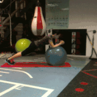 健身 美女 气球 运动