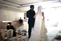 婚礼 新郎 新娘 搞怪