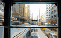 城市 巴士 环球延时摄影 风景 香港