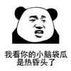 暴漫 熊猫头 我看你的小脑袋瓜是热昏头了 嫌弃 搞怪 逗
