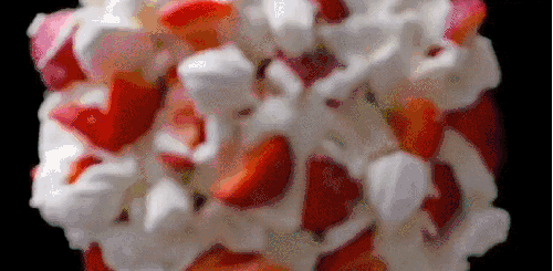 MS&FOODS 完美视觉冲击 烹饪 草莓 酸奶