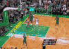 雷阿伦 NBA 篮球 凯尔特人 三分球 激烈对抗 汗流浃背 英气逼人 劲爆体育