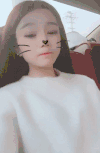 美女 卖萌 手指 长发