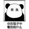 暴漫 熊猫头 你在镜子中看到了什么 善良 搞怪 逗