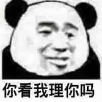 不想理你 熊猫头 搞笑 逗