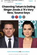 Jessie J 钱老板 恋情曝光 Channing tatum