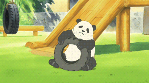 熊猫 玩耍 天然呆 动画 panda