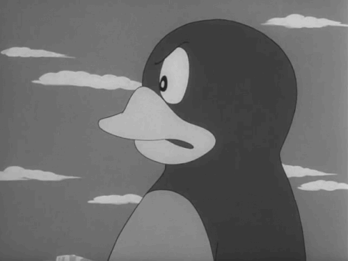 动漫 黑色和白色 动画 信道Frederator 企鹅 机器人009