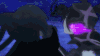 卡通人 打斗 黑夜