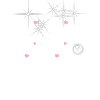 星星 气泡 漂浮物 爱心 素材